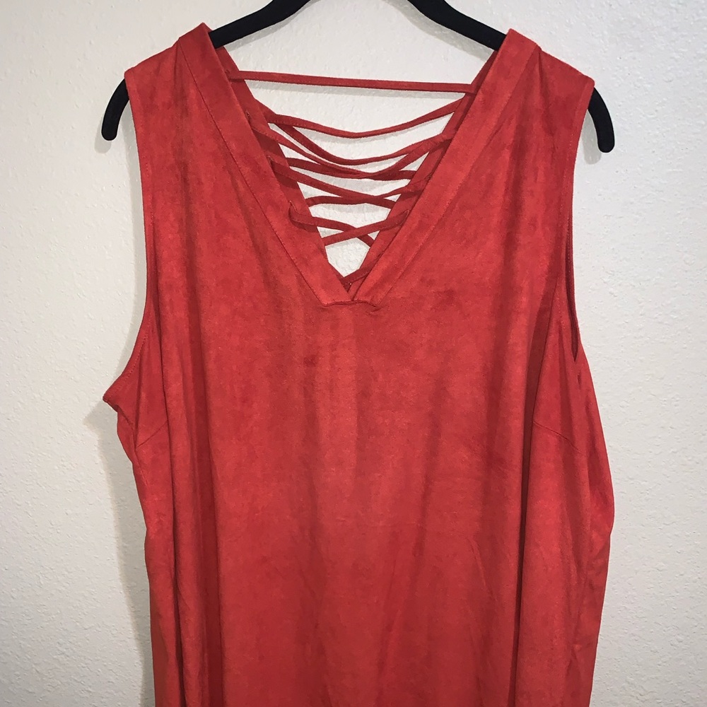 Suede Tank Top